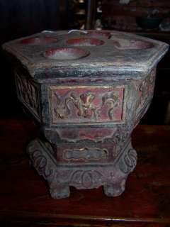 Antique Chinese Buddhist Temple Offering Stand ($175)  