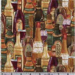  45 Wide Wine Cellar Fabric By The Yard Arts, Crafts 