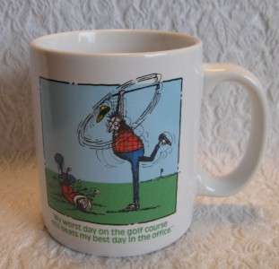 1992 Novelty Golf Coffee Cup Mug Funny Saying Gr8 Gift!  