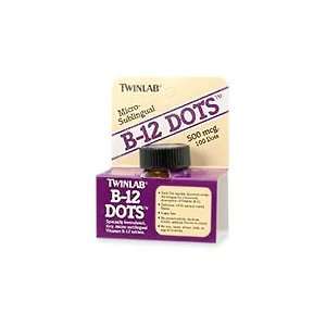  B 12 Dots 500mcg   100 dots, (Twinlab) Health & Personal 