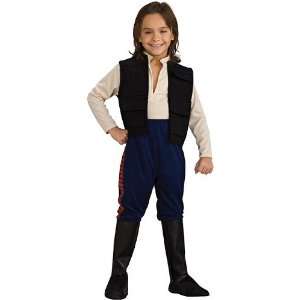  Han Solo Costume Deluxe Child Small 4 6 Star Wars: Toys 