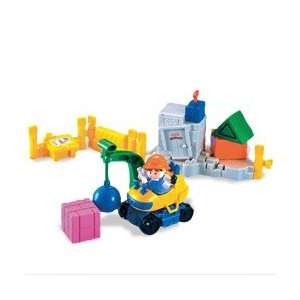    Fisher Price: Little People Stack n Crash Worksite: Toys & Games