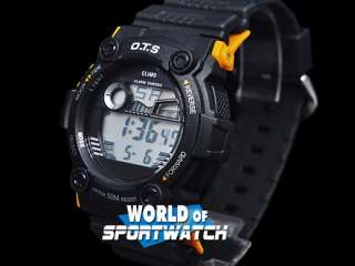 OTS 5ATM Alarm Digital Stop Style Sport Watch Man Boy  