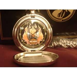   Harley davidson Wings of Glory Collector Pocket Watch 