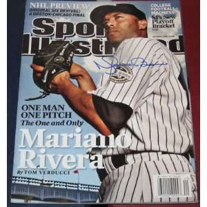 Mariano Rivera Ny Yankees Signed Sports Illustrated Si 