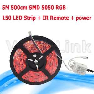 12v Smd 5050 LED Ribbon Flexible LED Strip Light 5m/16ft 