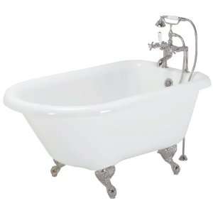   Classics ECUSAR54SN RollTop Footed Soaking Tub