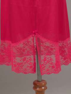 vtg 70s Vanity Fair red half slip lace bow detail NWT S XS  