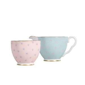  Wedgwood Tableware 5 56400 2404 Polka Dot Sugar Creamer N 