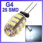   White G4 25 SMD LED RV Marine Cabinet Boat Light Bulb Lamp 12V NEW