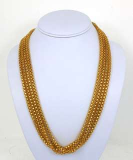 SUPER LONG 22K SOLID GOLD LADIES CHAIN NECKLACE   95.5  
