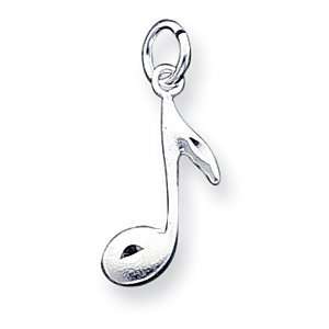  Sterling Silver Music Charm: Jewelry