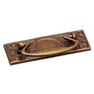   solid brass 2 1/2 centers embossed antiquated ba: Home Improvement