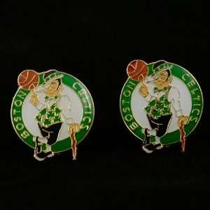Boston Celtics Team Post Earrings:  Sports & Outdoors