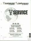 1992 OMC Evinrude Johnson 25 30 HP Parts Catalog