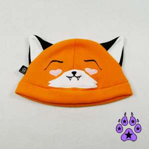 FOX ears AGF FURRY Cosplay SKI Kitsune Kitty Anime Hat  