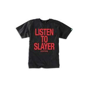  Mighty Healthy Listen To Slayer T Shirt   Mens Sports 