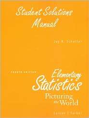 Student Solution Manual for Elementary Statistics Picturing the World 