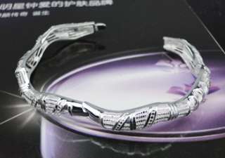 925 Sterling Silver Cuff Bangle Bracelet JB146  