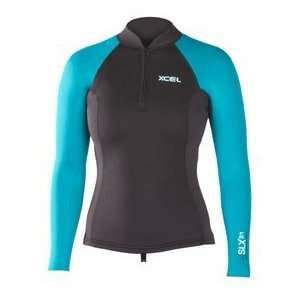  2/1mm Womens XCELERATOR Front Zip Wetsuit Jacket: Sports 