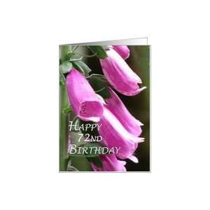  72nd Birthday Flowers Card Toys & Games