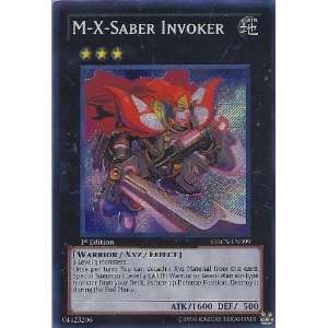   Single Card M X Saber Invoker ORCS EN099 Secret Rare Toys & Games