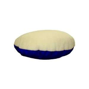  Round Pillow Dog Bed Fabric Blue, Size X Large (52 