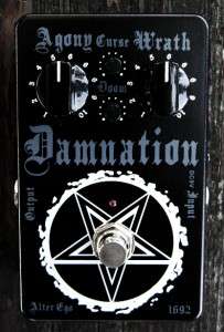   EFFECTORS Ltd. Ed. DAMNATION distortion pedal DM MG 1692 HEAVY METAL