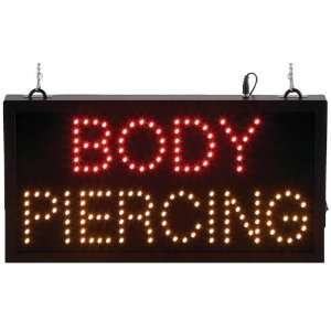BODY PIERCING Programmed LED Sign