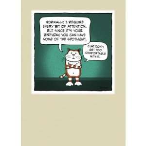  Funny birthday card: Cat Spotlight: Health & Personal Care