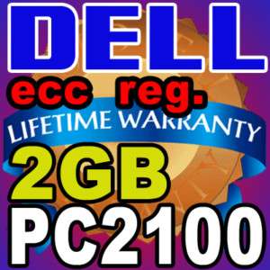 2GB Dell PowerEdge 6650 2600 2650 1750 MEMORY RAM  