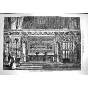  1867 Reredos Westminster Abbey Architecture Fine Art: Home 