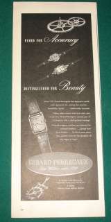 1945 Ad Girard Perregaux Fine Watches 1791 Beauty  