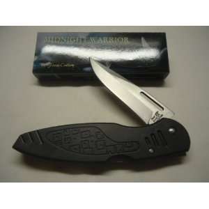  Midnight Warrior Pocket Knife 4 1/2 Everything Else