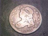 1821 Bust Quarter Fine Grade~  