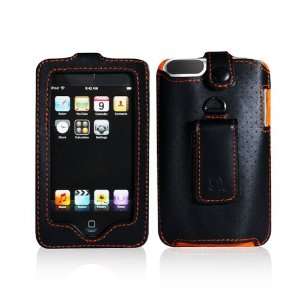  Leather Holster for Ipod Touch 2 black Electronics