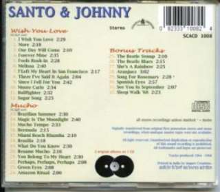 Santo and Johnny CD   Wish You Love / Mucho Tempo New / Sealed 32 