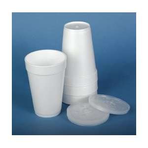  Styrofoam Cups   Lid for 8 oz Cup   1,000 each: Health 