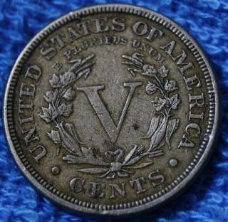 1883 CENTS Liberty V Nickle XF ~ SHARP  