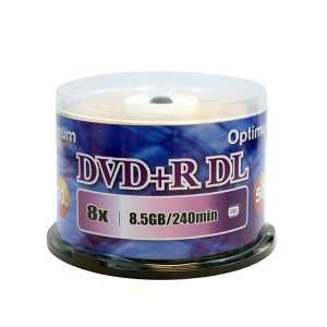  DVDR 8X 8.5GB Dual Layer Branded Gold Top Blank Media 