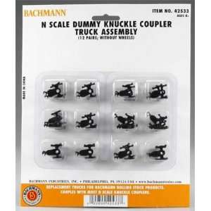  Bachman   Dummy Knuckle Coupler Track (12) N (Trains 