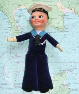 This is a c1940s MS Devonia ex Bibby Line Norah Wellings Sailor Doll 