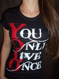 YOLO T SHIRT   YOU ONLY LIVE ONCE   DRAKE   BABY DOLL   ymcmb lil 