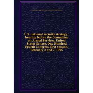  security strategy : hearing before the Committee on Armed Services 