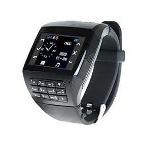   Screen Watch Phone With Spy Camera (Black): Cell Phones & Accessories