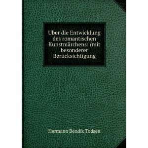    (mit besonderer BerÃ¼cksichtigung Hermann Bendix Todsen Books