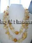 beautiful 45 nature citrine and yellow jade necklace