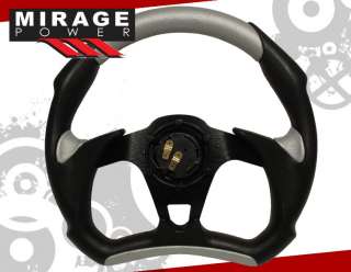 ECLIPSE 1G 2G 3G 320mm PVC LEATHER RACE STEERING WHEEL  