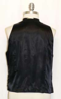 ITALY / BLACK ~ LEATHER Women Casino Poker Cards Fitted Dress Coat 