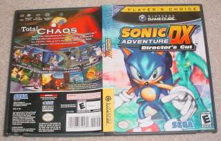 Sonic Adventure DX (Directors Cut Edition) FOR GAMECUBE COMPLETE GAME 